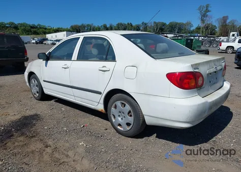2004 Toyota Corolla Ce from USA, damaged, VIN 2T1BR32E84C275443